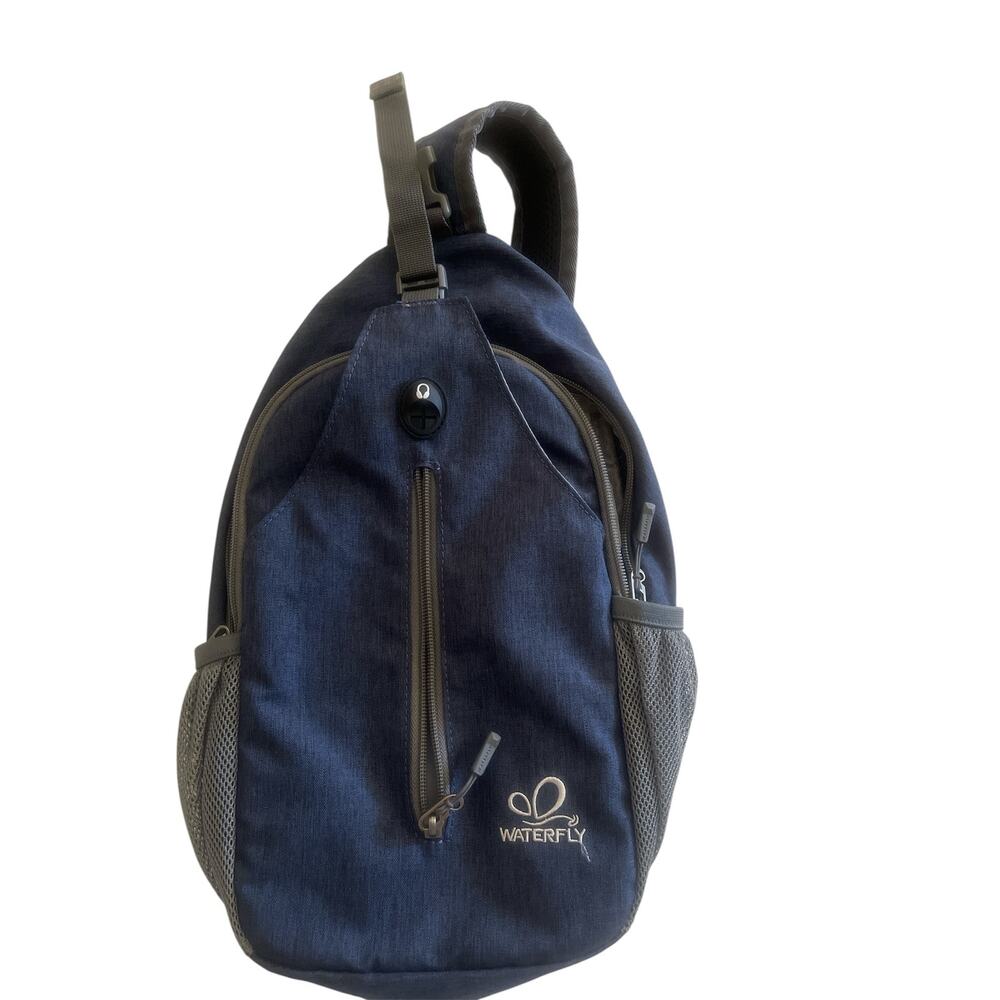 WATERFLY crossbody Sling Backpack Sling Bag Travel Hiking Chest Bag Daypack